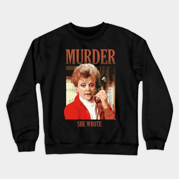 murder she calling - wrote vintage Crewneck Sweatshirt by Boose creative